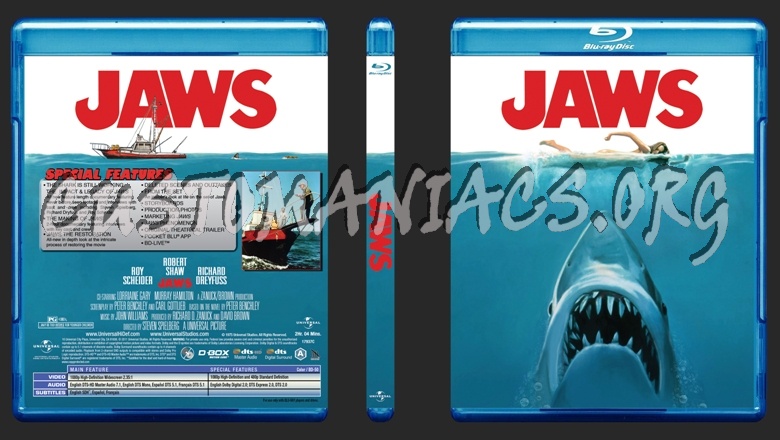 Jaws blu-ray cover