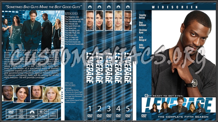 Leverage dvd cover