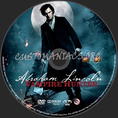 Abraham Lincoln - Vampire Hunter dvd label