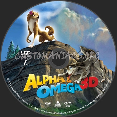 Alpha & Omega dvd label