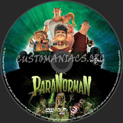 Paranorman dvd label