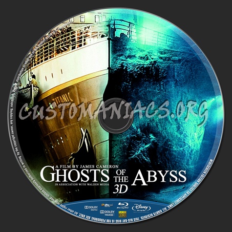 Ghost Of The Abyss 3D blu-ray label