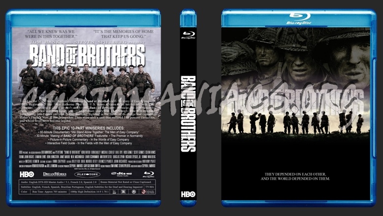 Band of Brothers blu-ray cover