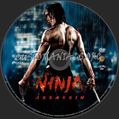 Ninja Assassin dvd label