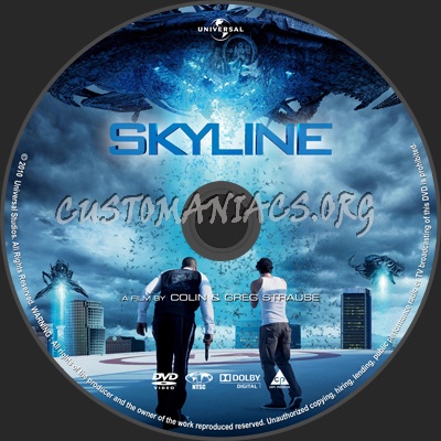 Skyline dvd label