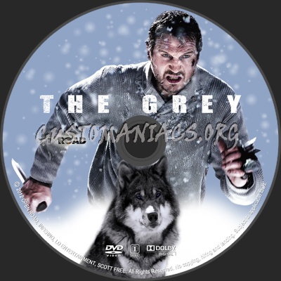 The Grey dvd label