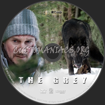 The Grey dvd label