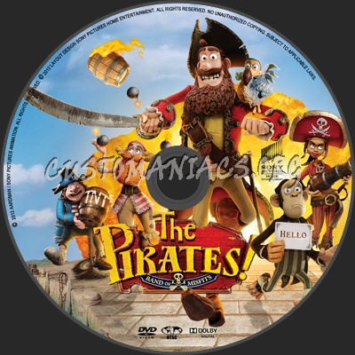 The Pirates Band Of Misfits dvd label