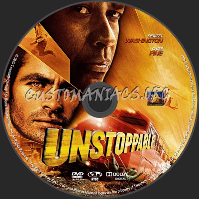 Unstoppable dvd label