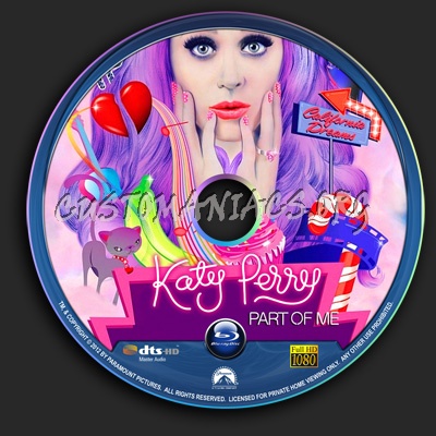 Katy Perry - Part Of Me blu-ray label