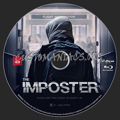 The Imposter blu-ray label