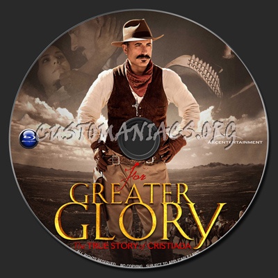 For Great Glory : The True Story Of Cristiada (2012) blu-ray label