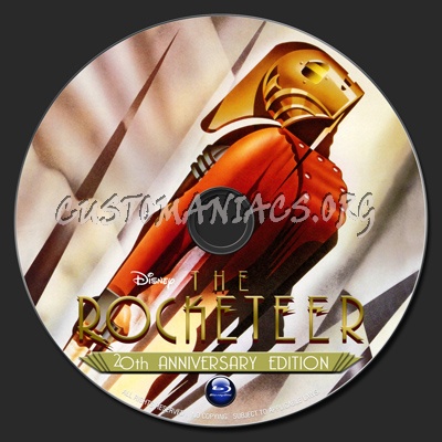 The Rocketeer (1991) blu-ray label