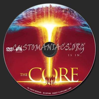 The Core (2003) dvd label