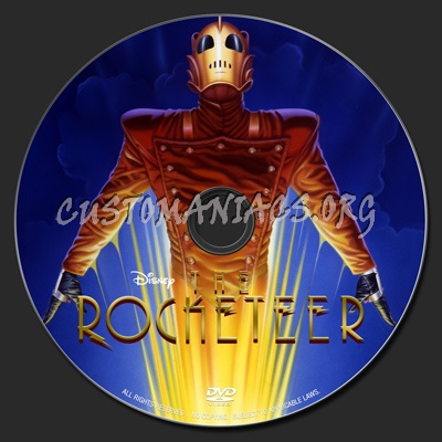 The Rocketeer (1991) dvd label