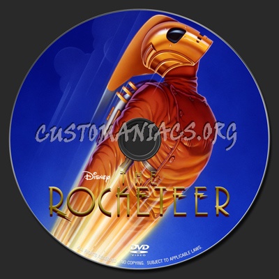 The Rocketeer (1991) dvd label