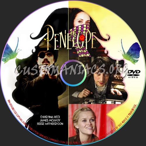 Penelope dvd label