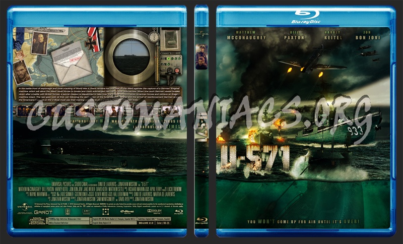 U-571 blu-ray cover