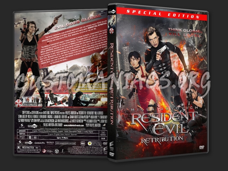 Resident Evil: Retribution (2012) dvd cover