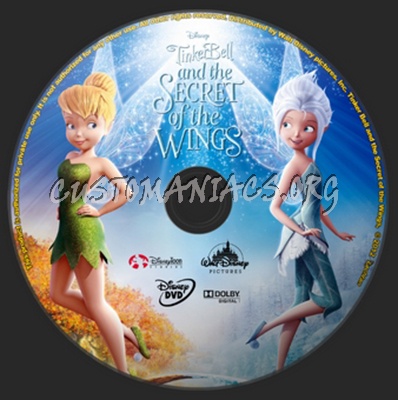 Secret of the Wings dvd label