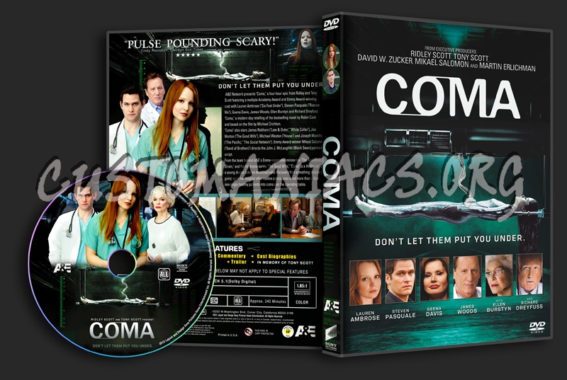 Coma dvd cover