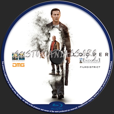 Looper blu-ray label