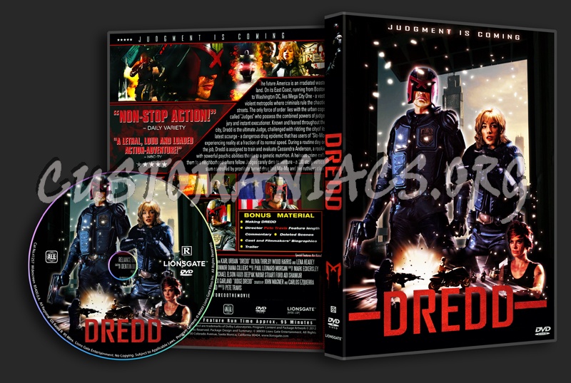 Dredd dvd cover