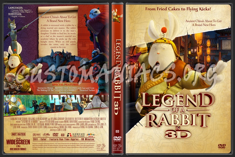 Legend Of A Rabbit dvd cover