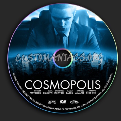 Cosmopolis dvd label