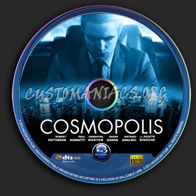 Cosmopolis blu-ray label