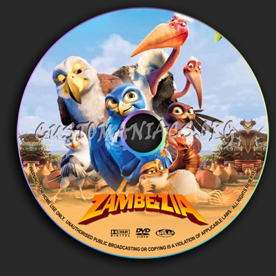 Zambezia dvd label