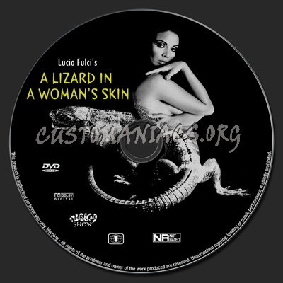 A Lizard in a Woman's Skin dvd label