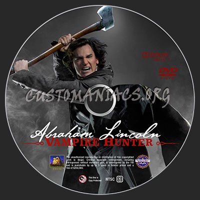 Abraham Lincoln: Vampire Hunter dvd label