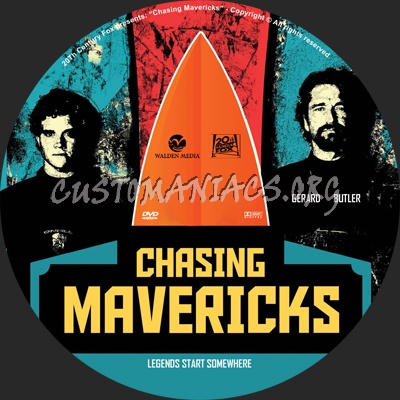 Chasing Mavericks dvd label