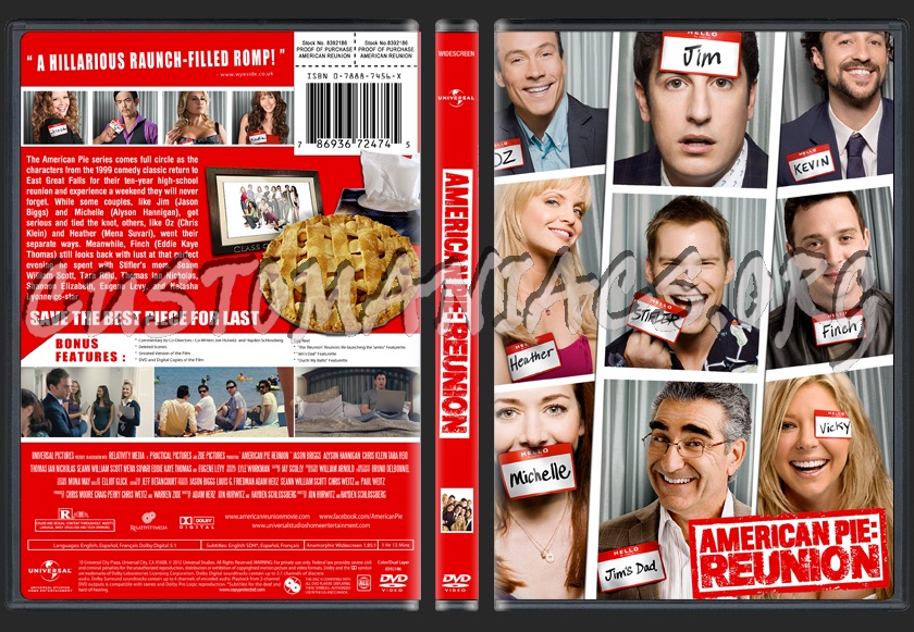 American Pie: Reunion / American Reunion dvd cover