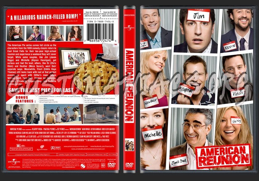 American Reunion Dvd Cover Dvd Covers Labels By Customaniacs Id 164608 Free Download Highres Dvd Cover