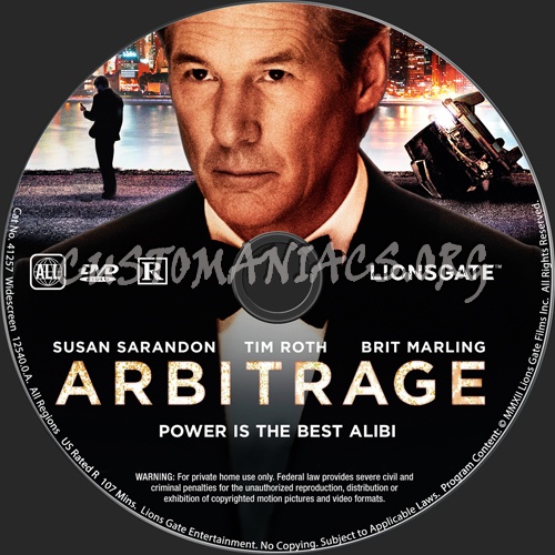 Arbitrage dvd label