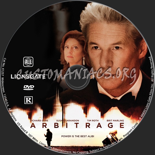 Arbitrage dvd label