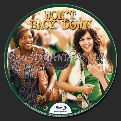 Won't Back Down blu-ray label