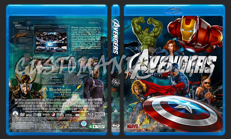 The Avengers blu-ray cover