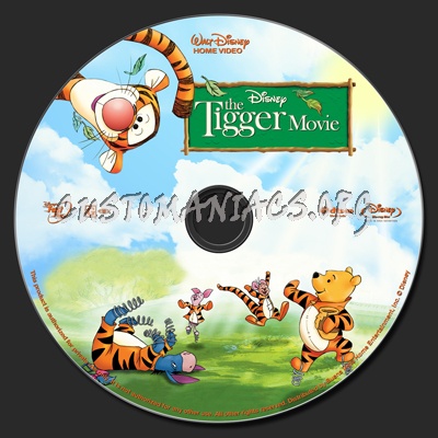 The Tigger Movie blu-ray label