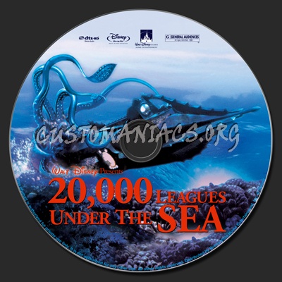 20,000 Leagues Under The Sea blu-ray label