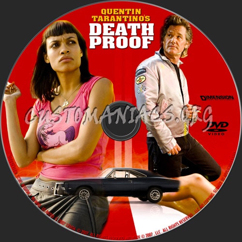 Death Proof dvd label