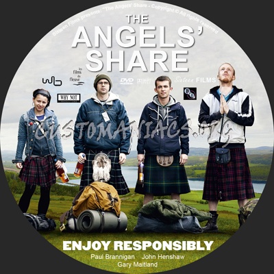 The Angel's Share dvd label