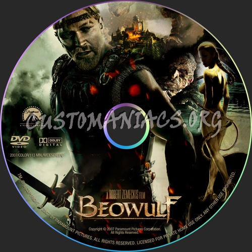 Beowulf dvd label