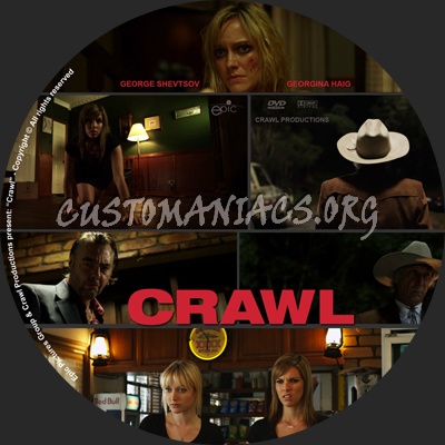 Crawl dvd label