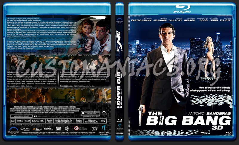 The Big Bang aka The Diamond Job 3D blu-ray cover