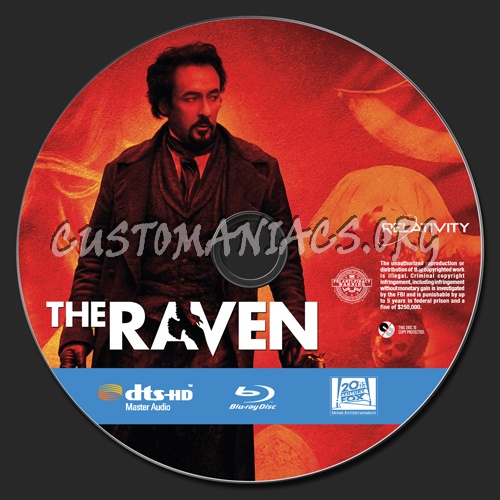 The Raven blu-ray label