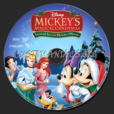 Mickey's Magical Christmas Snowed In At The House of Mouse dvd label