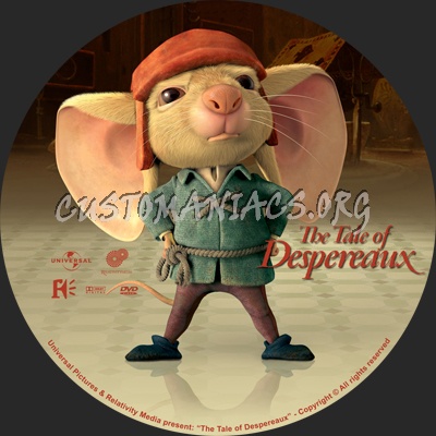 The Tale of Despereaux dvd label